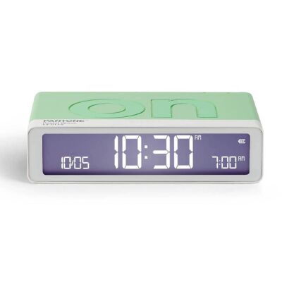 Lexon x Pantone Flip Klasik Şarj Edilebilir Alarm Saat Mint - 2