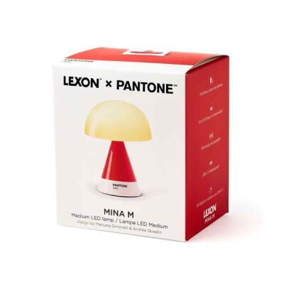 Lexon x Pantone Mina M Led Lamba Kırmızı - 1