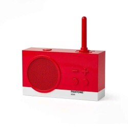 Lexon x Pantone Tykho 3 Bluetooth Hoparlör ve Radyo Kırmızı - Lexon