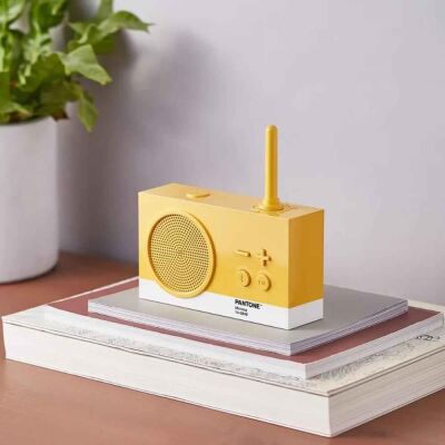 Lexon x Pantone Tykho 3 Bluetooth Hoparlör ve Radyo Sarı - 2