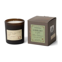 Library Candle William Shakespeare Papyrus/Palm/Eucalyptus Karton İçinde Cam Mum170 Gr. - Paddywax