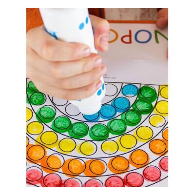 Lino Dot Markers Mini 6lı Yıkanabilir Boya Kalemi - 2