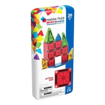 Magna Tiles Micro Mags Travel 26 Parça - 1