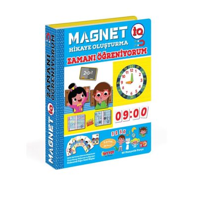 Magnetibook Zamanı Öğreniyorum Magnetli Oyun Seti - 1