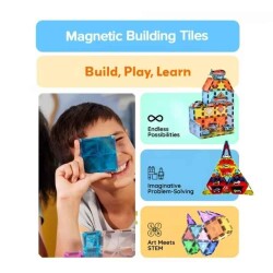 Magnetic Tiles 71 Parça / CH1295 - 2