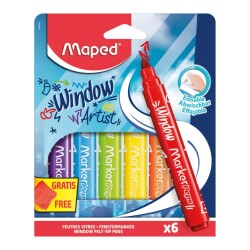 Maped Cam Boyası Keçeli Kalem 6lı - Maped