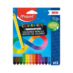 Maped Colorpeps Sonsuz Kuru Boya 12li - Maped