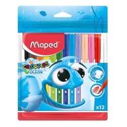 Maped Keçeli Kalem 12li - Maped