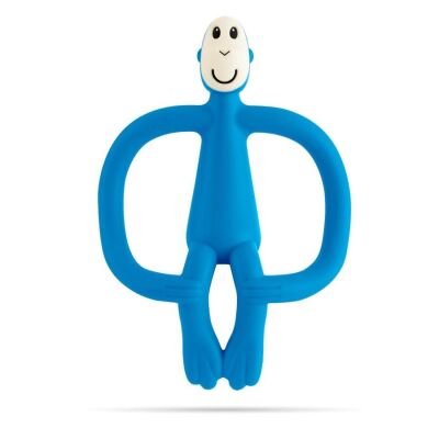 Matchstick Monkey Diş Kaşıma Oyuncağı Mavi Maymun - 1
