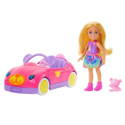 Mattel Barbie Chelseanin Ayıcık Temalı Arabası HXN05 - 1