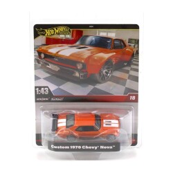 Mattel Hot Wheels 1/43 Premium Araba Custom 1970 Chevy Nova - Mattel