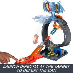 Mattel Hot Wheels Yarasa Döngü Saldırısı Oyun Seti - 4
