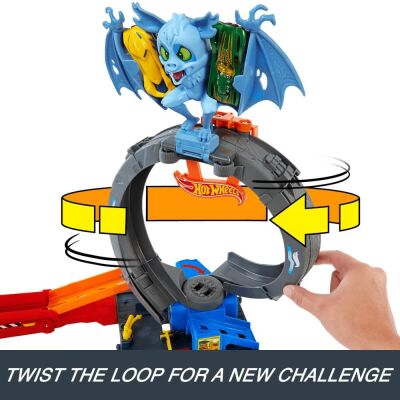 Mattel Hot Wheels Yarasa Döngü Saldırısı Oyun Seti - 5