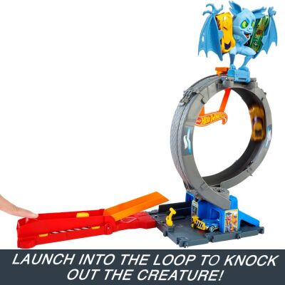 Mattel Hot Wheels Yarasa Döngü Saldırısı Oyun Seti - 6