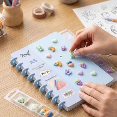Maxx DIDP-10 A5 Charmlı Bloknot Mavi - 1