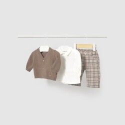 Mayoral Erkek Bebek Ekose Pantolon Takım AW2602531 - Mayoral