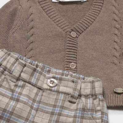 Mayoral Erkek Bebek Ekose Pantolon Takım AW2602531 - 4
