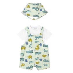 Mayoral Erkek Bebek Şapkalı Tulum Set SS2601624 - 4