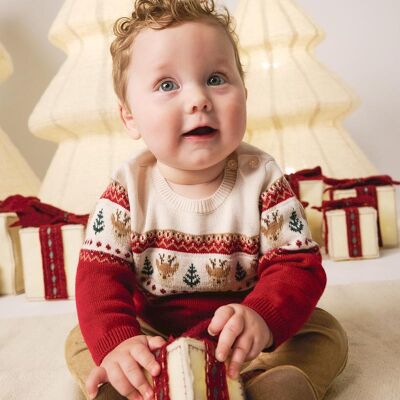 Mayoral Erkek Bebek Triko Kazak 2'li Set AW2602532 - 2