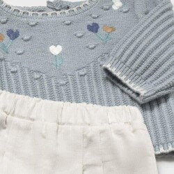 Mayoral Kız Bebek 2'li Triko Takım AW2602526 - 3