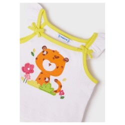Mayoral Kız Bebek 3'lü T-Shirt Şort Takım - 10