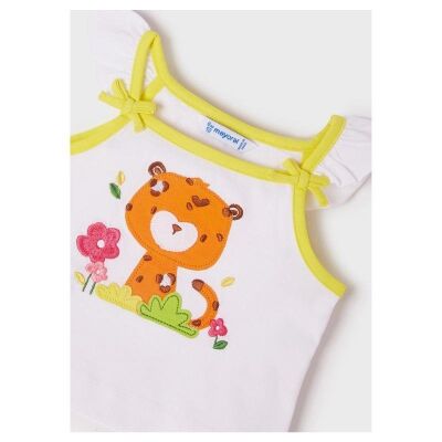 Mayoral Kız Bebek 3'lü T-Shirt Şort Takım - 10