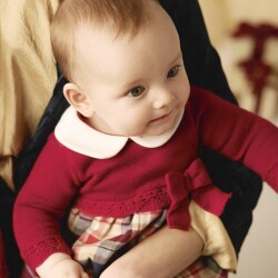 Mayoral Kız Bebek Ekoseli Elbise AW2602801 - 2
