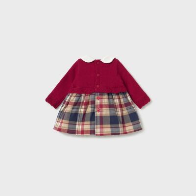 Mayoral Kız Bebek Ekoseli Elbise AW2602801 - 3