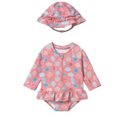 Mayoral Kız Bebek Şapka Tulum Mayo Set SS2601634 - 1