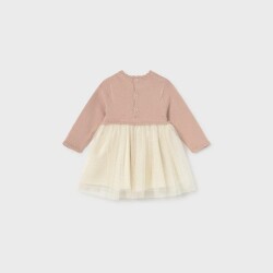 Mayoral Kız Bebek Triko Tüllü Elbise AW2602949 - 2