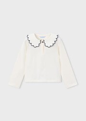 Mayoral Kız Bebek Yakalı Uzun Kollu T-shirt AW2600131 - Mayoral