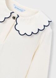Mayoral Kız Bebek Yakalı Uzun Kollu T-shirt AW2600131 - 3