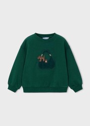 Mayoral Kız Çocuk Çanta Desenli Sweatshirt AW2604407 - Mayoral