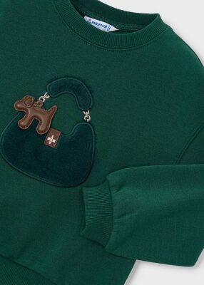 Mayoral Kız Çocuk Çanta Desenli Sweatshirt AW2604407 - 3