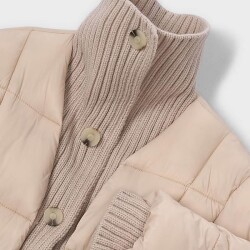 Mayoral Kız Çocuk Triko Yakalı Mont AW2604420 - 3