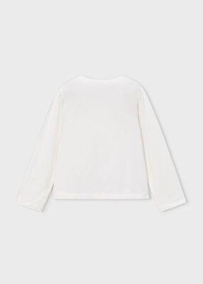 Mayoral Kız Çocuk Uzun Kollu T-shirt AW2604033 - 2