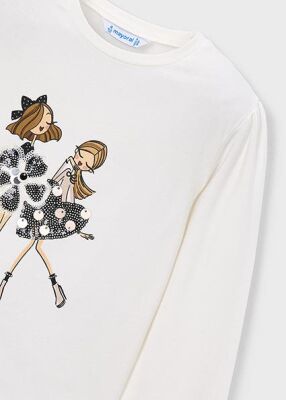Mayoral Kız Çocuk Uzun Kollu T-shirt AW2604033 - 3