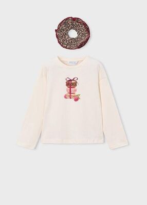 Mayoral Kız Çocuk Uzun Kollu T-shirt Toka Set AW2604028 - 4