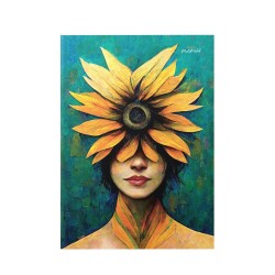 Melimelek Aylık Planner Sun Flower 16,5x23,5 - Meli Melek