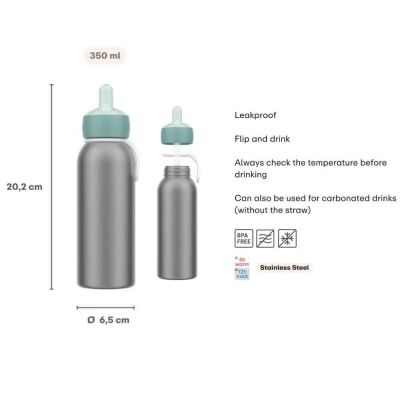Mepal Flip-Up Campus 350 Ml Çelik Termos - 12