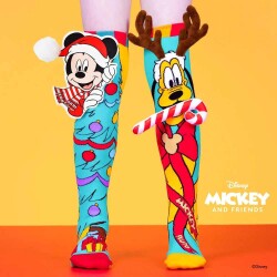 Mickey Mouse Yılbaşı Temalı Çorap 3-5 Yaş - Madmia