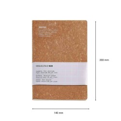 Miquelrius A5 Recycled Deri Kapaklı Defter - 3