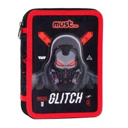 Must İki Gözlü İçi Dolu Kalem Kutusu Glitch - 1