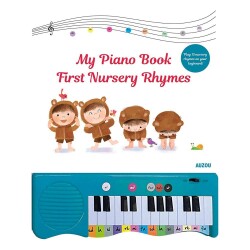 My Piano Book Nursery Rhymes Piyanolu Kitap - Auzou Publishing