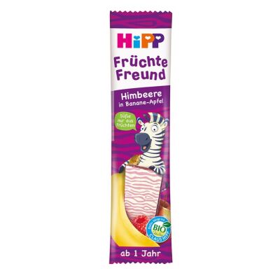 Organik Ahududulu Elmalı Muzlu Meyve Barı - 1