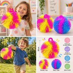 Puffer Ball Püsküllü Top Işıksız / A61 - 3