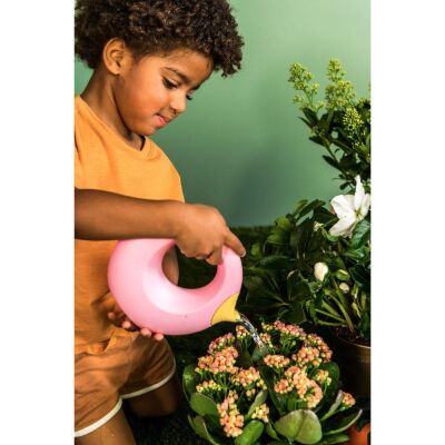 Quut Çift Taraflı Çocuk Sulama Kabı Cana Small Banana Pink - 5