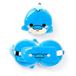 Relaxeazzz Seyahat Yastığı ve Göz Maskesi Adoramals Blu The Dolphin - 2
