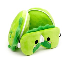 Relaxeazzz Seyahat Yastığı ve Göz Maskesi Adoramals Dinosaur - 2