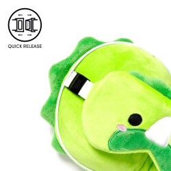 Relaxeazzz Seyahat Yastığı ve Göz Maskesi Adoramals Dinosaur - 4